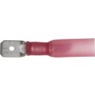 Red Heat Shrink Terminals, Adhesive Lined - Push-on Males
