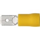 Yellow Insulated Terminals - Push-on Males
