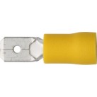 Yellow Insulated Terminals - Push-on Males