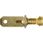 Non-Insulated Terminals Push-on Males - 6.3 mm Brass