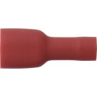 'Everyday' ESSENTIALS Red Insulated Terminals - Push-on Females, Fully Insulated