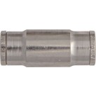 Brass Push-Fit Tube Couplings - Straight, Metric