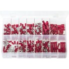 Assortment Box of Terminals Insulated - Red