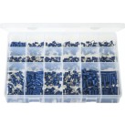 'Max Box' Assortment of Terminals Insulated - Blue