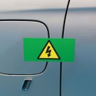 EV High Voltage Reusable Stickers