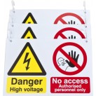 EV High Voltage Signs For Chain