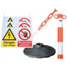 EV Posts & Chains Kit/EV Sign Bundle