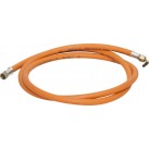 Gas Hose with 1/4" BSP Female Fittings including 90° Fitting