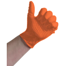 OnHand ‘Grip Plus’ Orange Nitrile Gloves