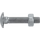 Coach Bolts with Steel Nuts, Cup Square Head - Metric, Fully Threaded