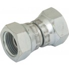 Hydraulic BSPP Swivel Adaptor - Female : Female