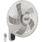 18" Wall Fan with Remote Control 3-Speed 230V