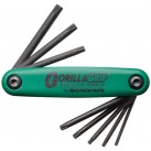 BONDHUS 'GorillaGrip TORX&reg'; Driver Fold Up Set