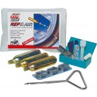 REMA TIP TOP Motorcycle Tyre Repair & Inflate Kit - 'Rep & Air' Tubeless