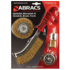 ABRACS Spindle Mounted & Scratch Brush Pack