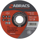 ABRACS 'Phoenix II' Mini Cut-Off Extra Thin Flat Cutting Discs INOX