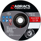 ABRACS 'Phoenix Silver' Depressed Centre Metal Cutting Discs - INOX