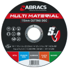 ABRACS Hybrid '5 in 1' Multi Material Cutting Discs