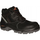 DELTAPLUS Lightweight Composite Water Resistant Leather Hiker Safety Boots - Black
