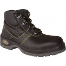 DELTAPLUS Leather Safety Boots - Black
