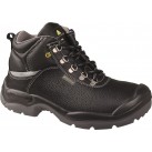 DELTAPLUS Water Resistant Leather Hiker Safety Boots - Black