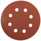 ABRACS Hook & Loop Discs - 8 Holes