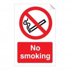 No Smoking 240 x 360mm Sticker