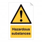 Hazardous Substances 240 x 360mm Sticker