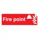 Fire Point 120 x 360mm Sticker