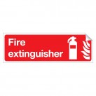 Fire Extinguisher 120 x 360mm Sticker
