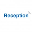 Reception 120 x 360mm Sticker