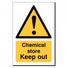 Chemical Store Keep Out 240 x 360mm Sign