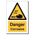 Danger Corrosive 240 x 360mm Sign