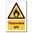 Flammable Gas 240 x 360mm Sign