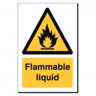 Flammable Liquid 240 x 360mm Sign