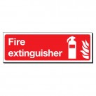 Fire Extinguisher 120 x 360mm Sign