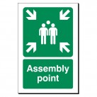 Assembly Point 240 x 360mm Sign