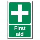 First Aid 240 x 360mm Sign