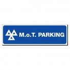 MOT Parking 150 x 480mm Sign