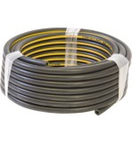 Air Line Hose - Black Rubber with Yellow Stripe