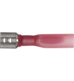 Red Heat Shrink Terminals, Adhesive Lined - Push-on Females