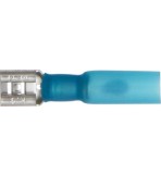Blue Heat Shrink Terminals, Adhesive Lined - Push-on Females