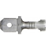Non-Insulated Terminals Push-on Males - 6.3 mm Zinc