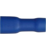 Blue Insulated Terminals - Push-on Females, Fully Insulated