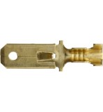 Non-Insulated Terminals Push-on Males - 6.3 mm Brass