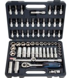 KS TOOLS 'CHROMEplus®' 3/8" Drive Socket & Bit Socket Set