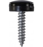 'Everyday' ESSENTIALS Number Plate Fasteners - Self-Tappers with Hinged Caps 
