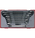 TENG TOOLS Reversible Ratcheting Combination Spanners Set