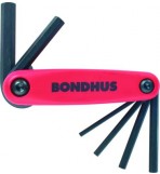 BONDHUS Hex Driver Fold Up Set - Metric Set