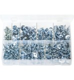 Assortment Box of Sheet Metal Screws with Captive Washers
